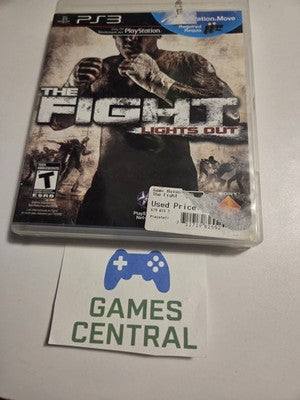 The Fight Lights Out (Sony Playstation 3, 2010) CIB COMPLETE