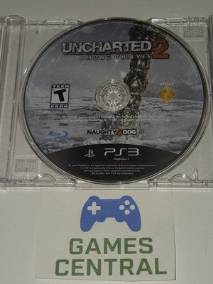 Uncharted 2: Among Thieves (Sony Playstation 3, 2009) DISC ONLY