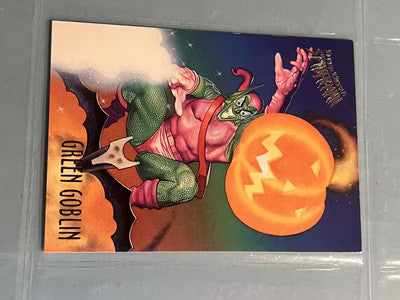 1995 Fleer Marvel Ultra Spider-Man Green Goblin #23 Base Card