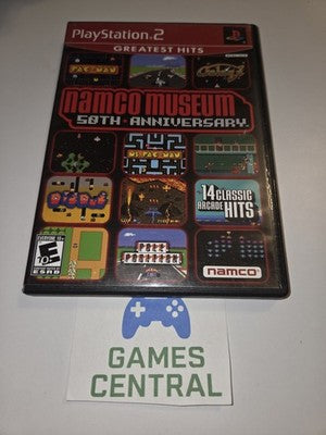Namco Museum 50th Anniversary: Greatest Hits (Playstation 2, 2005) CIB COMPLETE