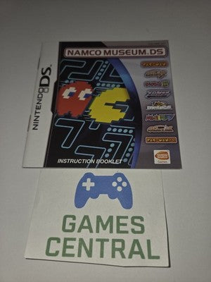 Namco Museum (Nintendo DS, 2007) MANUAL ONLY
