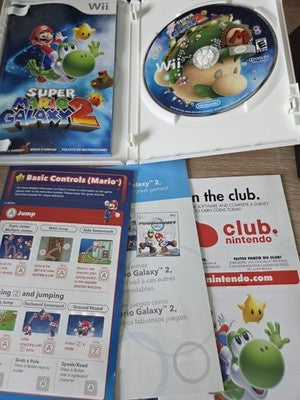 Super Mario Galaxy 2 (Nintendo Wii, 2010) CIB COMPLETE