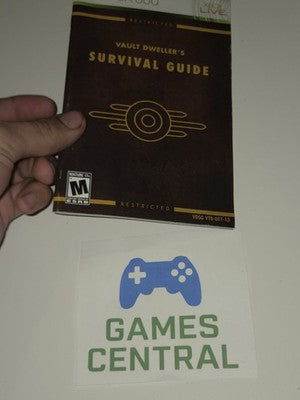 Fallout 3 Microsoft Xbox 360 Instruction Manual Only