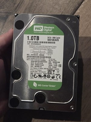 Western Digital Caviar Green WD10EAVS 1TB 3.5" SATA II Desktop Hard Drive