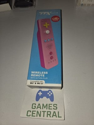 TTX Tech Nintendo Wii Remote Controller Pink Brand New Sealed