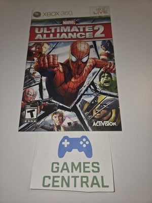 Marvel Ultimate Alliance (Xbox 360, 2007) MANUAL ONLY