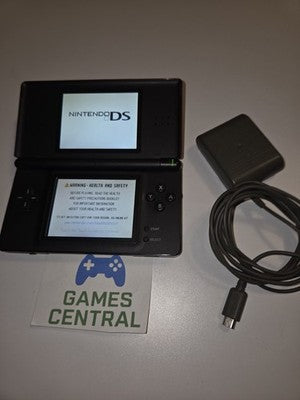Nintendo DS Lite Crimson Red/Black Handheld Console With Charger USG-001 OEM