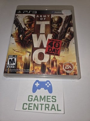 Army of Two: The 40th Day (Sony Playstation 3, 2010) NO MANUAL