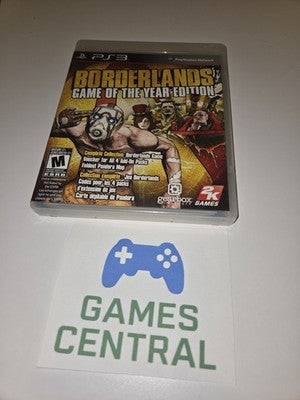 Borderlands: Game of the Year (Sony Playstation 3, 2010) NO MANUAL