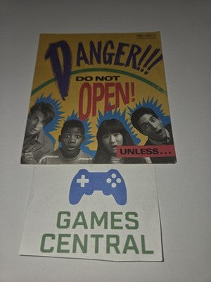 PMG-USA-1 Danger Do Not Open Power Insert Nintendo NES