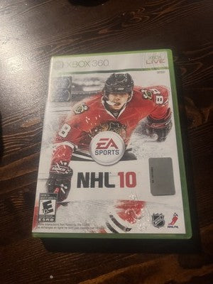 NHL 10 (Microsoft Xbox 360, 2009) CIB COMPLETE