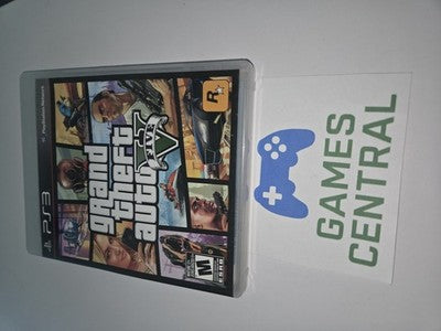 Grand Theft Auto V (Playstation 3, 2013) NO MANUAL WITH MAP