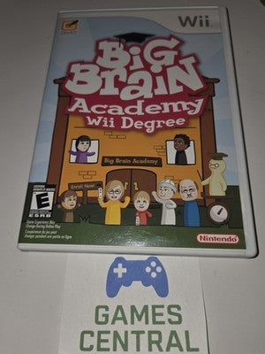 Big Brain Academy Wii Degree (Wii, 2007) CIB COMPLETE