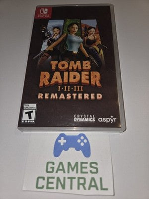 Tomb Raider I-III Remastered (Nintendo Switch, 2024) CIB COMPLETE