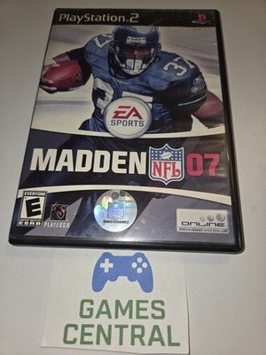 Madden NFL 07 (Sony Playstation 2, 2006) NO MANUAL