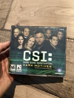 CSI: Crime Scene Investigation Dark Motives (PC, 2004) CIB COMPLETE