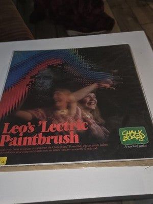 Leo's 'Lectric Paintbrush Chalk Board 1983 Commodore 64 C64 Complete