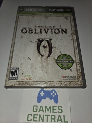 Elder Scrolls IV Oblivion: Platinum Hits (Microsoft Xbox 360, 2006) CIB COMPLETE