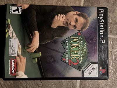 World Championship Poker 2 (Sony Playstation 2 PS2, 2005) CIB COMPLETE
