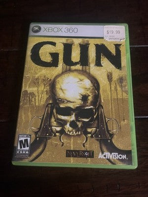 Gun (Microsoft Xbox 360, 2005) CIB COMPLETE
