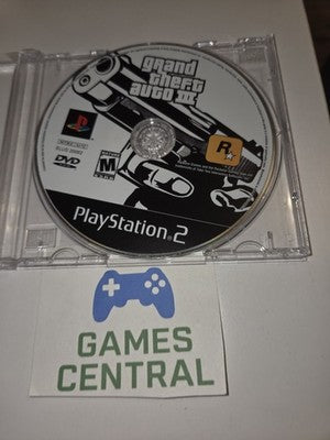 Grand Theft Auto III 3 (Sony Playstation 2, 2001) DISC ONLY