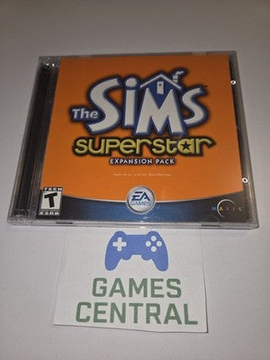The Sims Superstar Expansion Pack (PC CD-ROM, 2003) CIB COMPLETE
