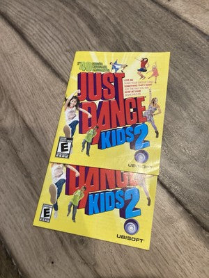Just Dance Kids 2 (Sony PlayStation 3 PS3, 2011) MANUAL ONLY
