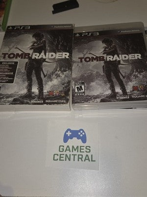 Tomb Raider + The Beginning Comic Book Box Set (Sony Playstation 3, 2013) CIB