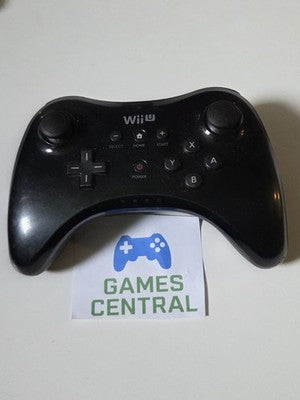Wii U Black Official Pro Controller WUP-005 BAD CONDITION