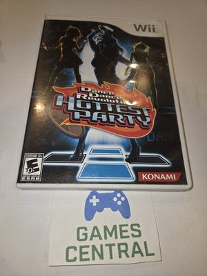 Dance Dance Revolution Hottest Party (Nintendo Wii, 2007) CIB COMPLETE
