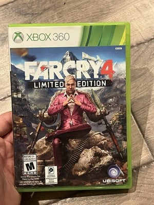 Far Cry 4: Limited Edition (Microsoft Xbox 360, 2014) CASE + MANUAL ONLY