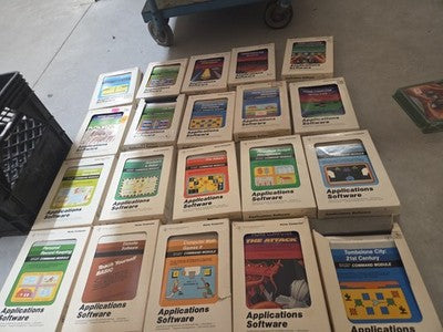 Texas Instruments TI-99/4A CIB Game & Software Lot of 21
