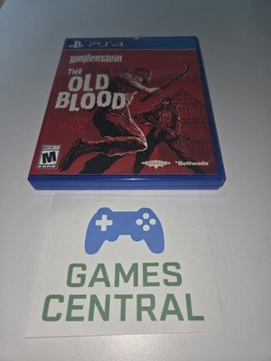 Wolfenstein The Old Blood (Sony Playstation 4, 2015) CIB COMPLETE