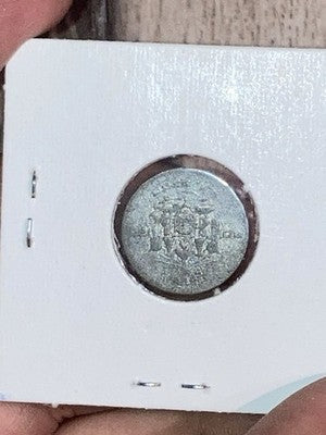 Thailand 10 satang 1950 circulated