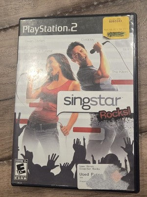 SingStar Rocks (Sony PlayStation 2 PS2, 2006) CIB COMPLETE