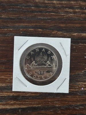 Canada 1969 Proof Like Voyageur Nickel Dollar