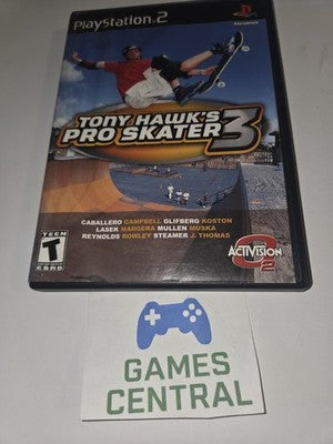 Tony Hawk's Pro Skater 3 (Sony PlayStation 2 PS2, 2002) ARTWORK ONLY