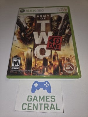 Army of Two The 40th Day (Microsoft Xbox 360, 2010) CIB COMPLETE