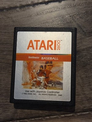 RealSports Baseball (Atari 2600, 1982) CART ONLY