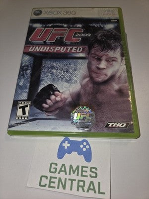 UFC 2009 Undisputed (Microsoft Xbox 360, 2009) NO MANUAL
