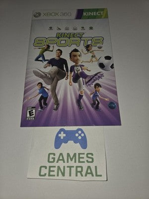 Kinect Sports (Xbox 360, 2010) MANUAL ONLY
