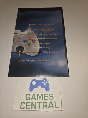 Halo 3 (Xbox 360, 2007) POSTER INSERT ONLY