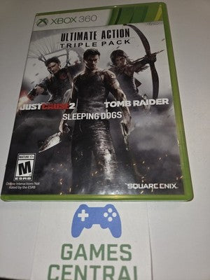 Ultimate Action Triple Pack (Microsoft Xbox 360, 2015) CIB COMPLETE