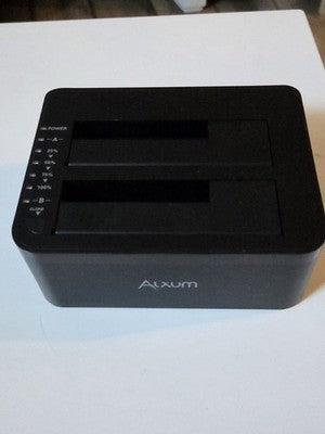 Axum AX-U3DSO12NEW USB 3.0 SATA/IDE Dual Bay 2.5/3.5in HDD Dock Black