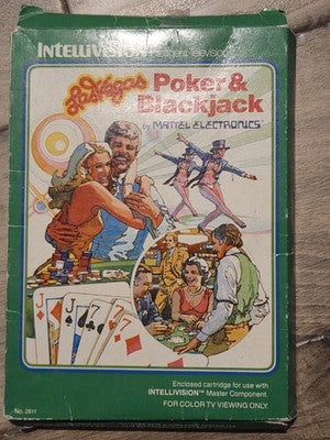 Las Vegas Poker and Blackjack (Intellivision, 1979) NO MANUAL
