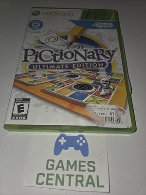 Pictionary: Ultimate Edition (Microsoft Xbox 360, 2011) CIB COMPLETE