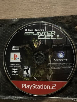 Tom Clancy's Splinter Cell: Greatest Hits (PlayStation 2 PS2, 2003) DISC ONLY