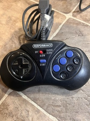 SEGA Genesis Controller Performance 6 Button Turbo 1990s