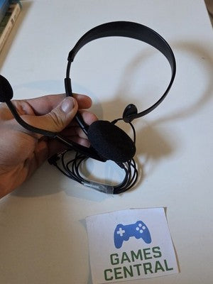 Genuine Microsoft Xbox 360 Wired Headset With Boom Mic