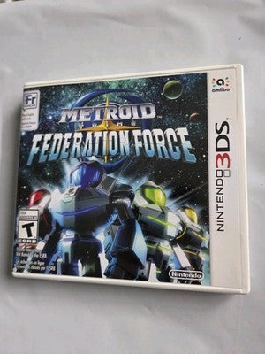 Metroid Prime Federation Force (Nintendo 3DS, 2016) CIB COMPLETE
